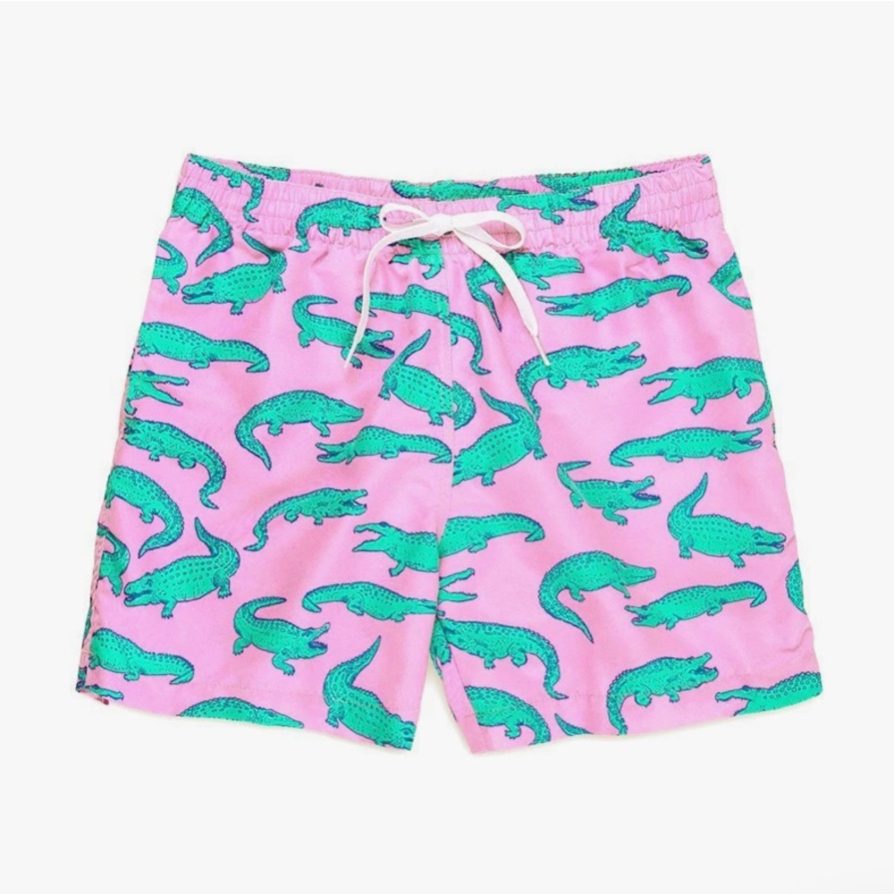 Chubbies The Glades Alligator Swim Trunks 5” Medium.